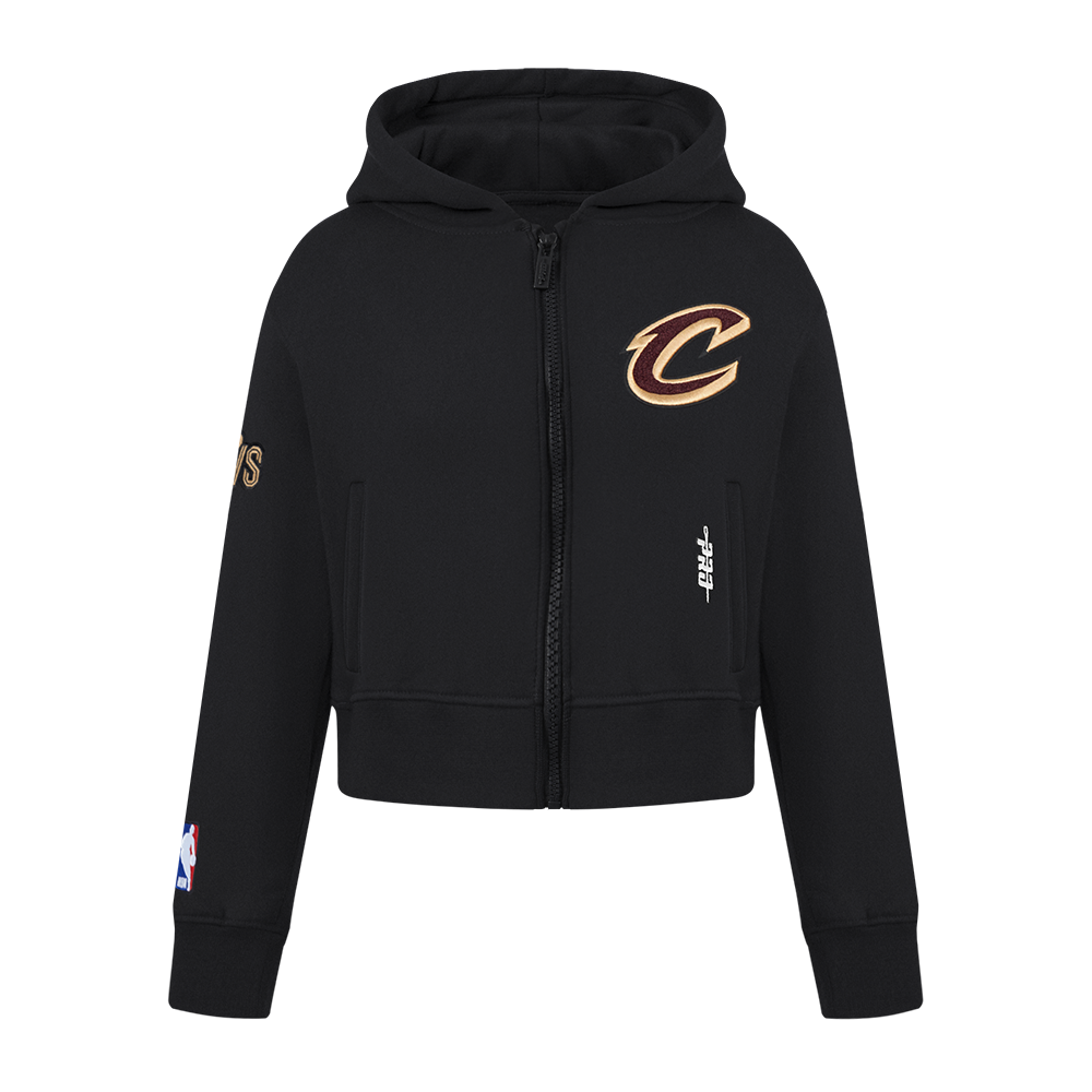 SUDADERA CON CIERRE NBA CLEVELAND CAVALIERS CLASSIC ESSENTIALS PARA NIÑA JUNIOR