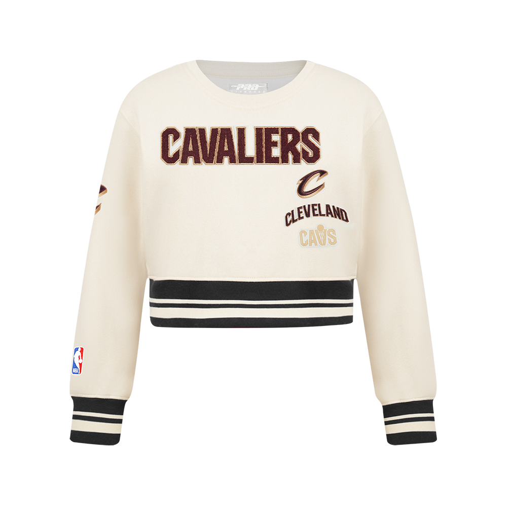 SUDADERA DE CUELLO REDONDO NBA CLEVELAND CAVALIERS RETRO CLASSICS PARA NIÑA JUNIOR