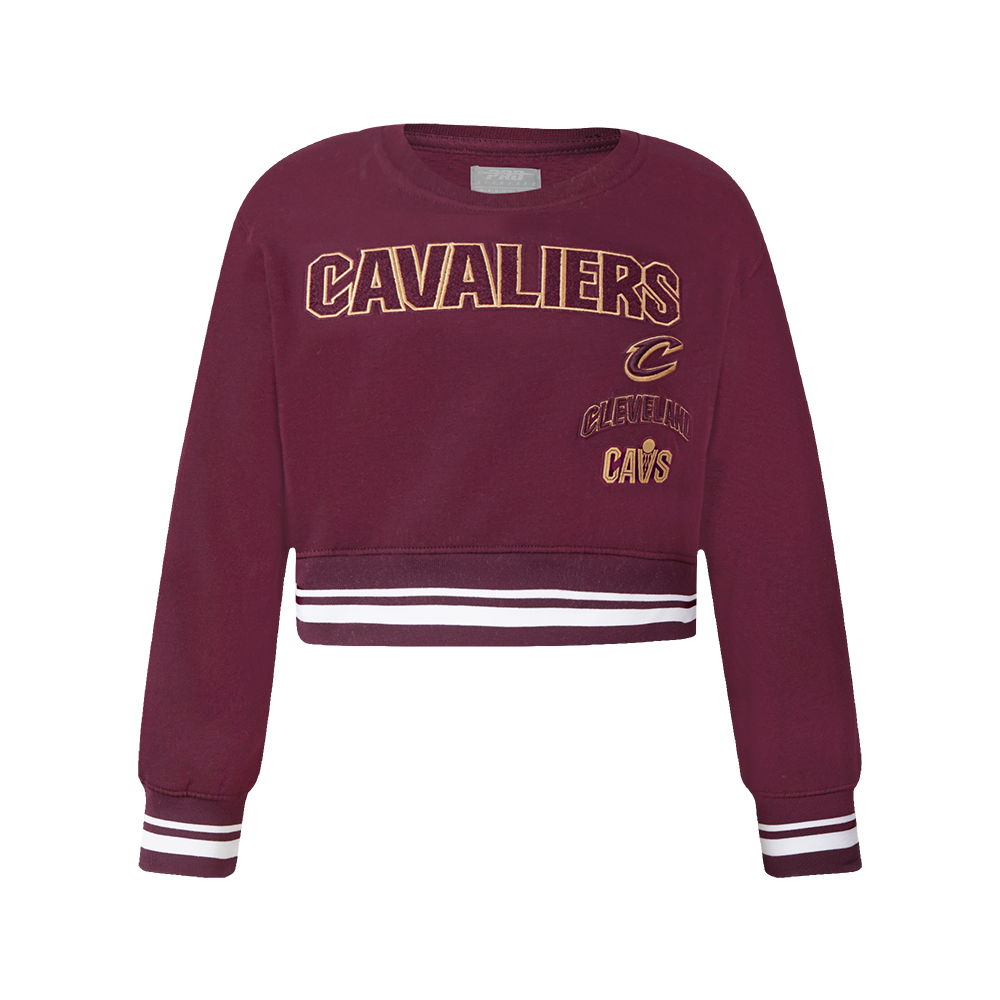 SUDADERA DE CUELLO REDONDO NBA CLEVELAND CAVALIERS RETRO CLASSICS PARA NIÑA JUNIOR