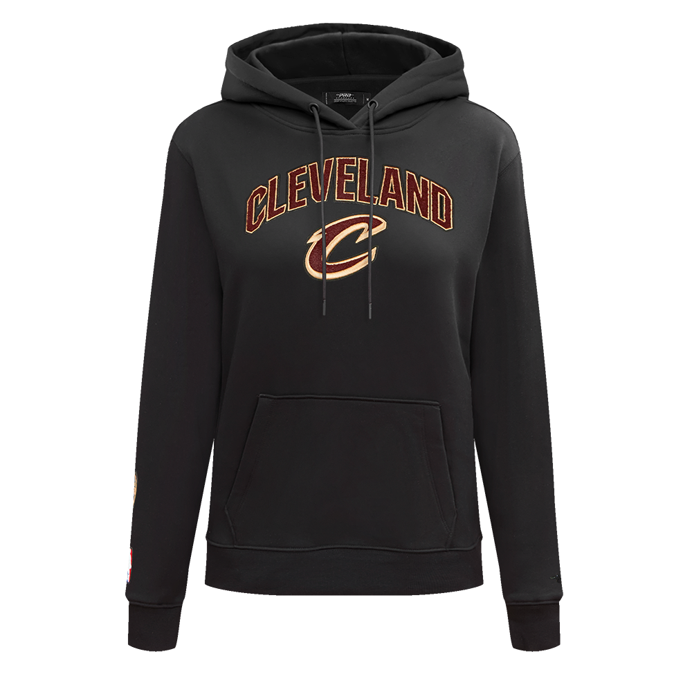 SUDADERA CON GORRO NBA CLEVELAND CAVALIERS CLASSIC CHENILLE PARA MUJER