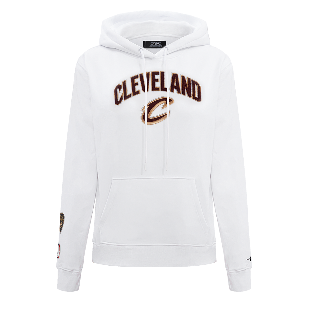 SUDADERA CON GORRO NBA CLEVELAND CAVALIERS CLASSIC CHENILLE PARA MUJER