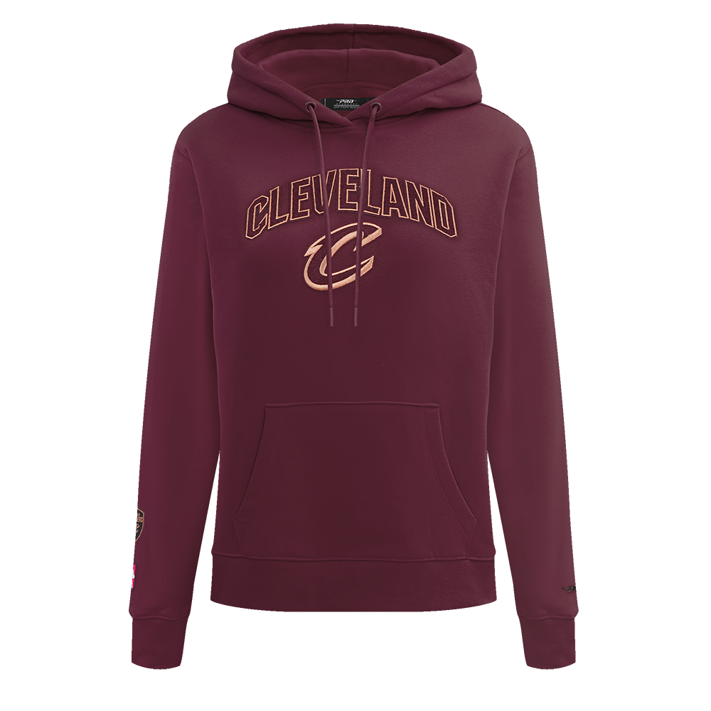 SUDADERA CON GORRO NBA CLEVELAND CAVALIERS CLASSIC CHENILLE PARA MUJER