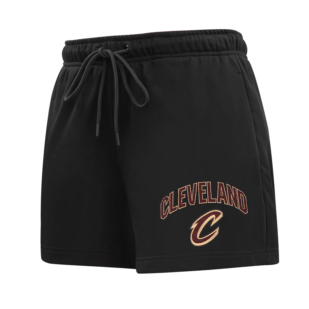 SHORTS DE ALGODÓN NBA CLEVELAND CAVALIERS CLASSIC CHENILLE PARA MUJER