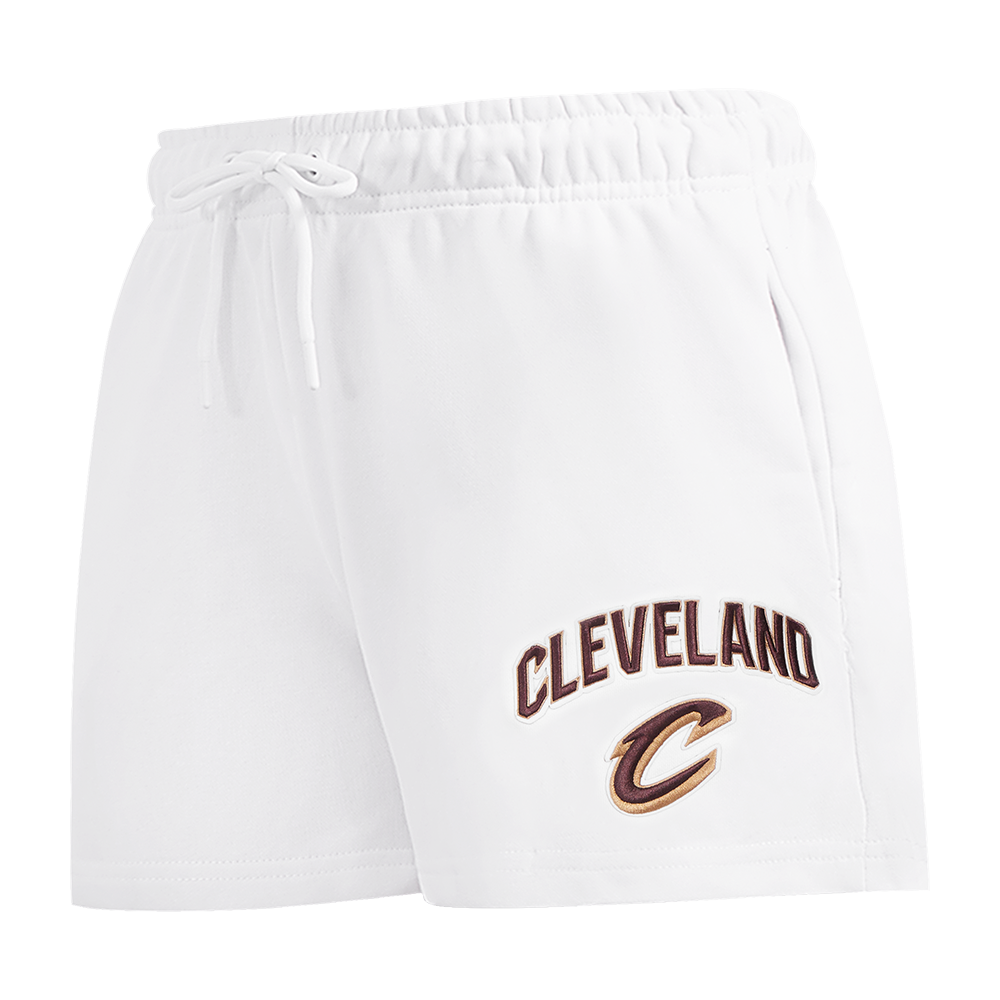 SHORTS DE ALGODÓN NBA CLEVELAND CAVALIERS CLASSIC CHENILLE PARA MUJER