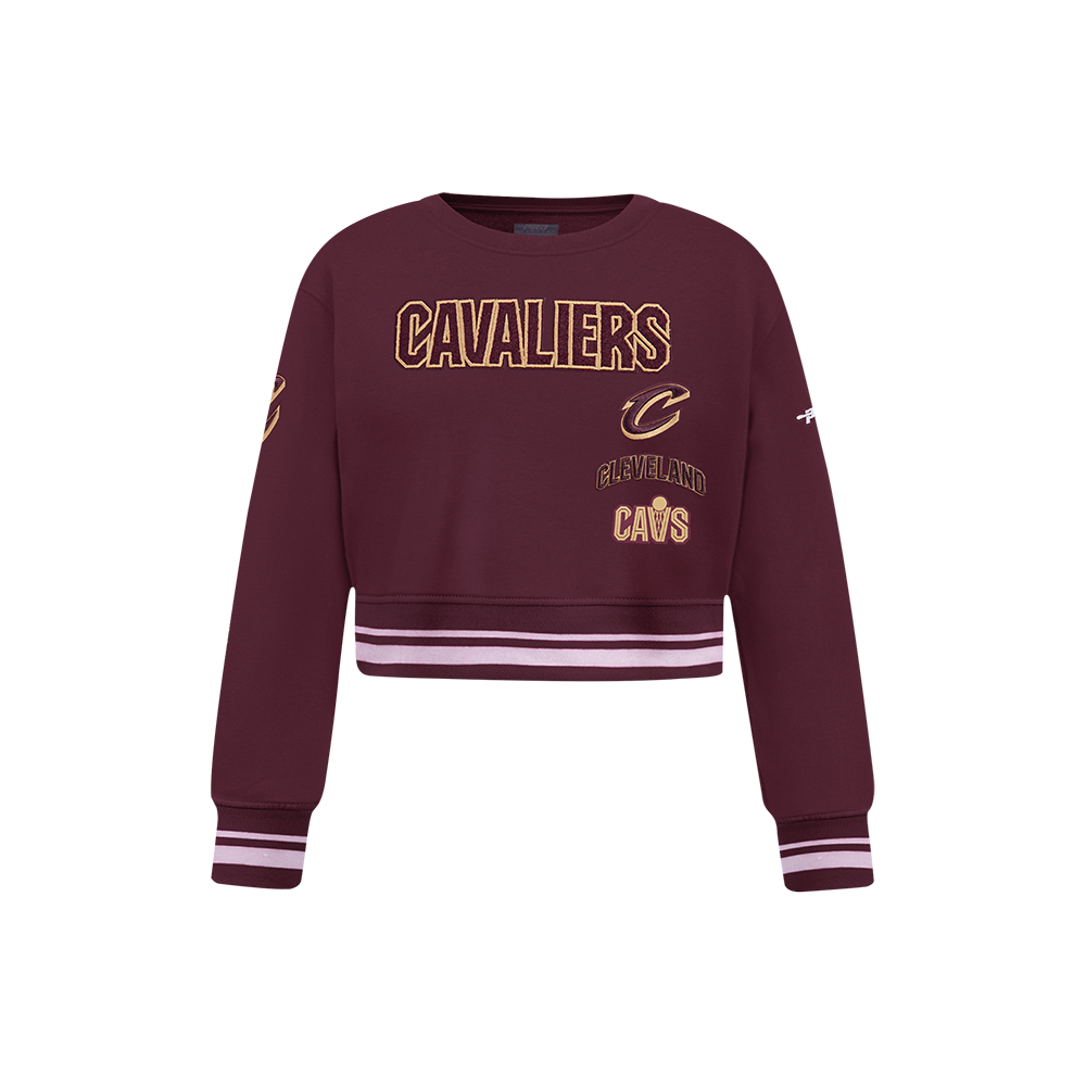 SUDADERA DE CUELLO REDONDO NBA CLEVELAND CAVALIERS RETRO CLASSICS PARA NIÑA