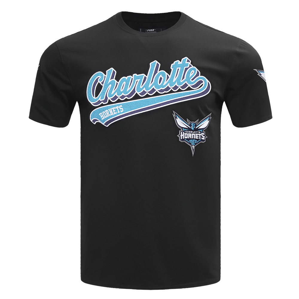 PLAYERA NBA CHARLOTTE HORNETS SCRIPT TAIL