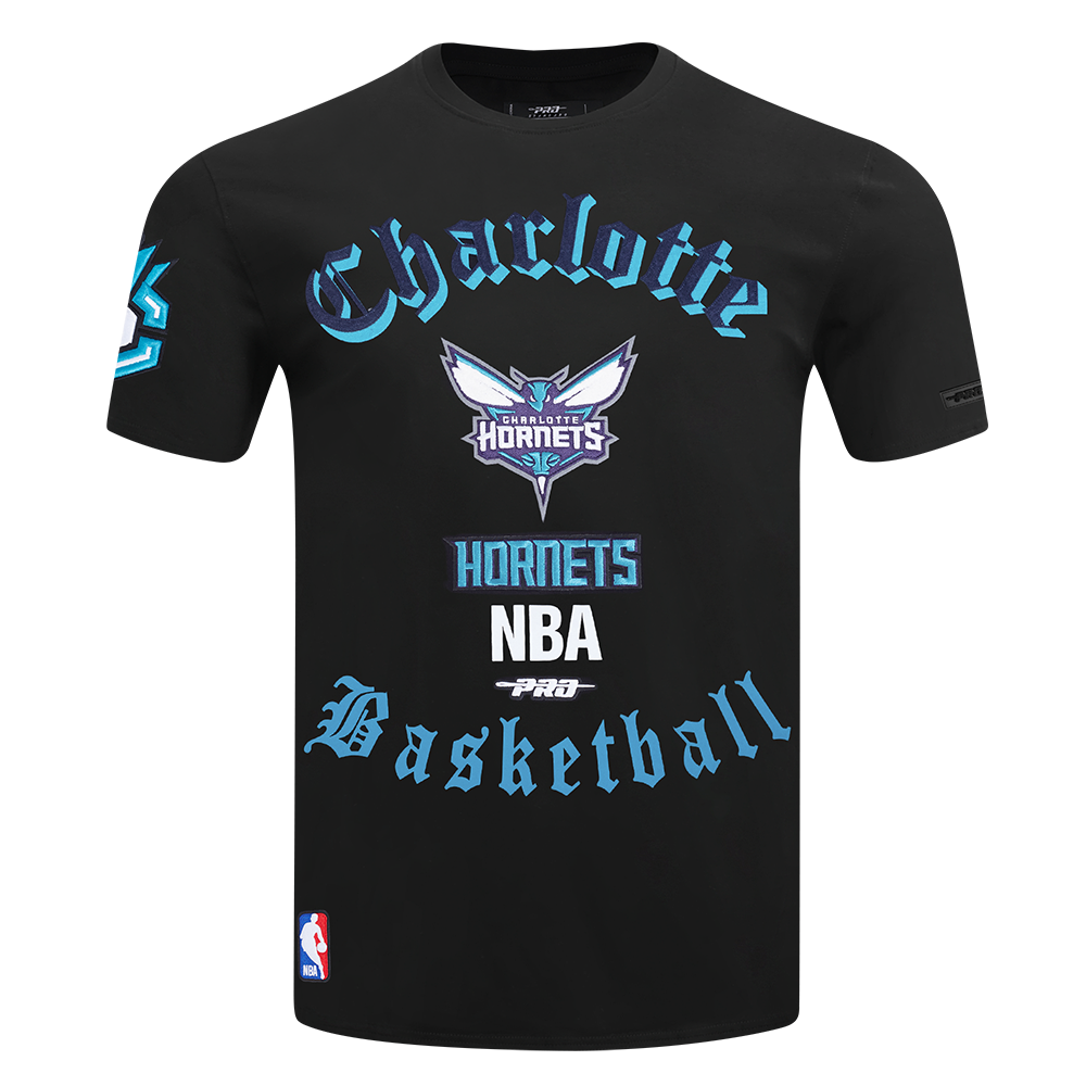 PLAYERA NBA CHARLOTTE HORNETS OLD ENGLISH