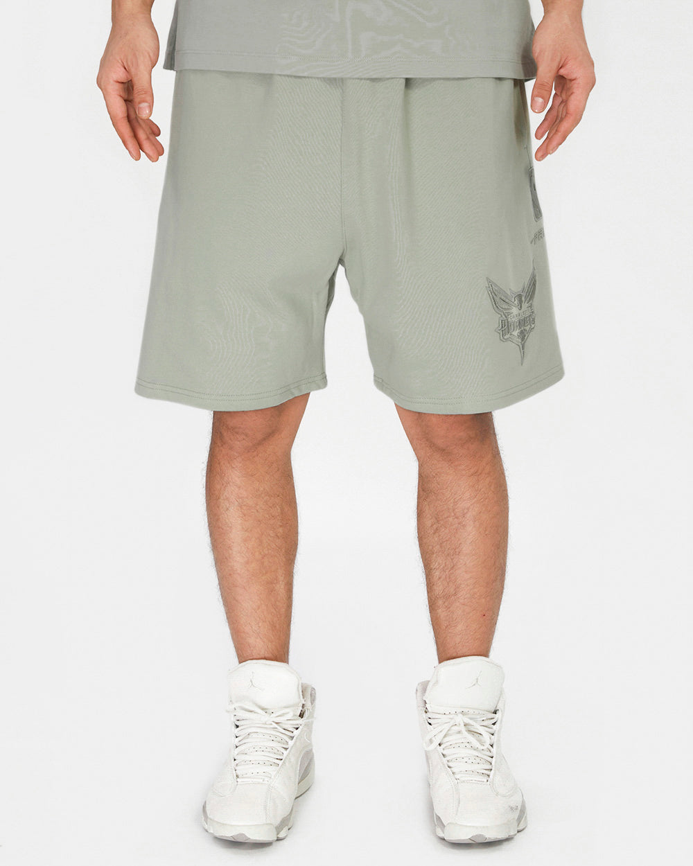 SHORTS DE ALGODÓN NBA CHARLOTTE HORNETS NEUTRAL