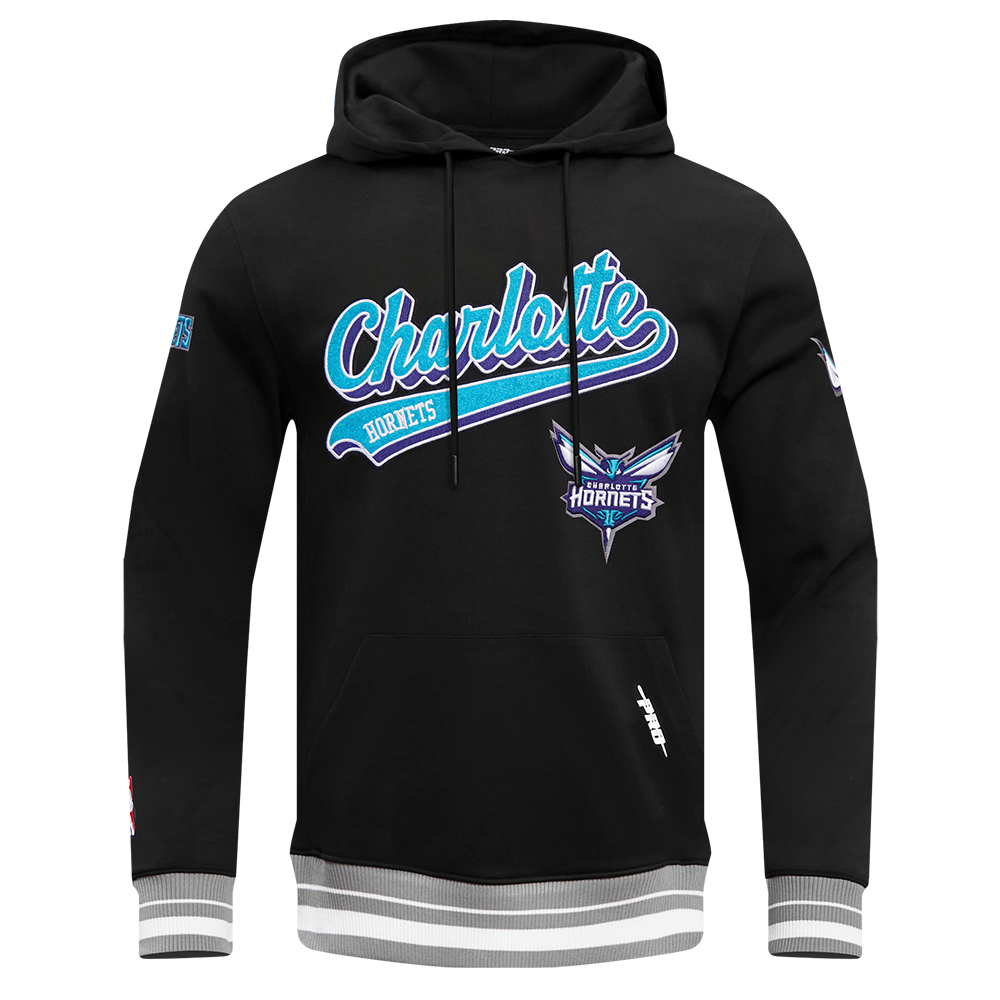 SUDADERA CON GORRO NBA CHARLOTTE HORNETS SCRIPT TAIL