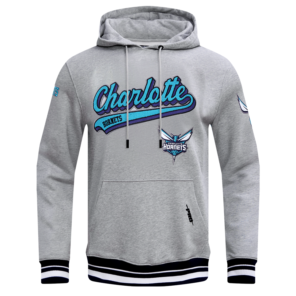 SUDADERA CON GORRO NBA CHARLOTTE HORNETS SCRIPT TAIL