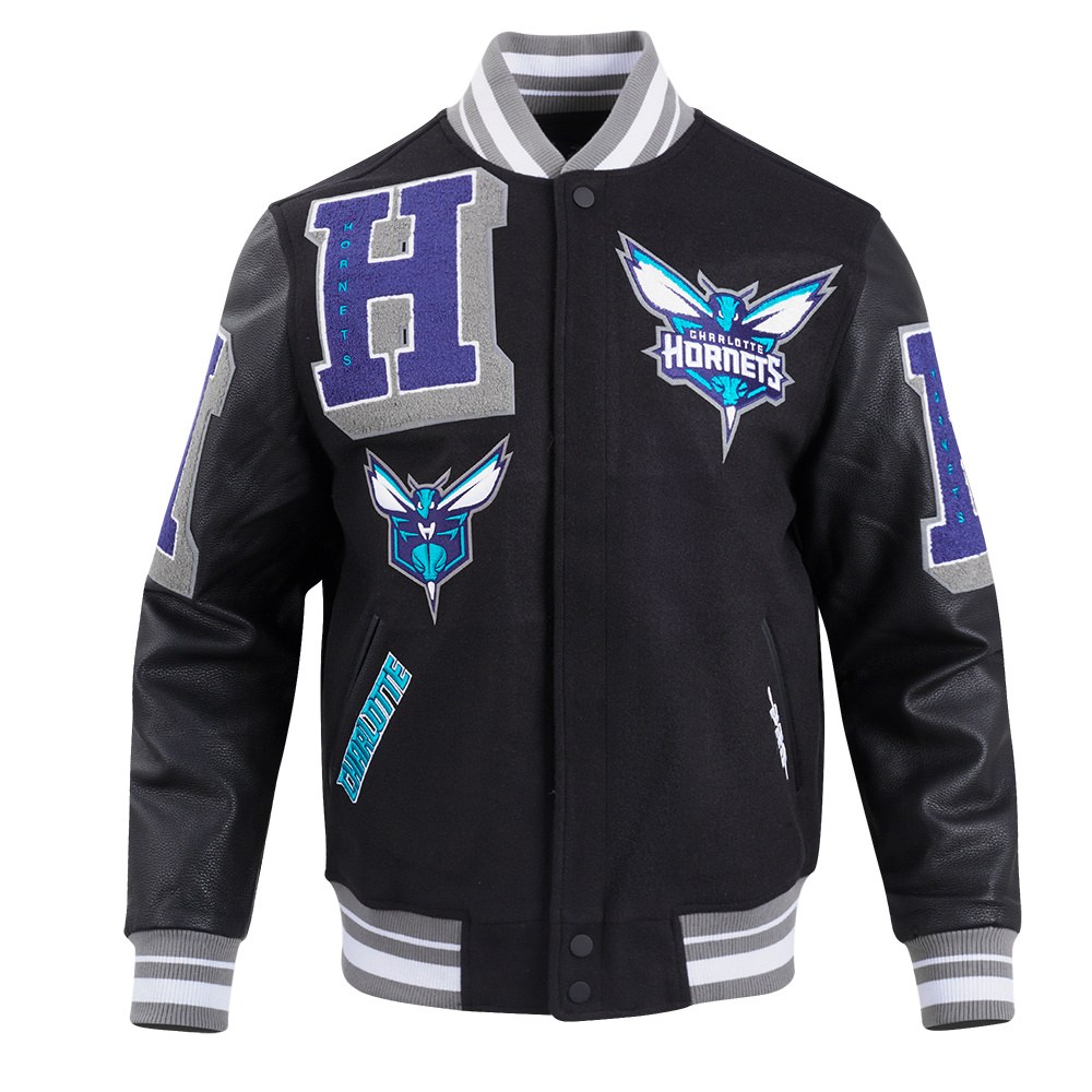 CHAMARRA UNIVERSITARIA NBA CHARLOTTE HORNETS MASH UP