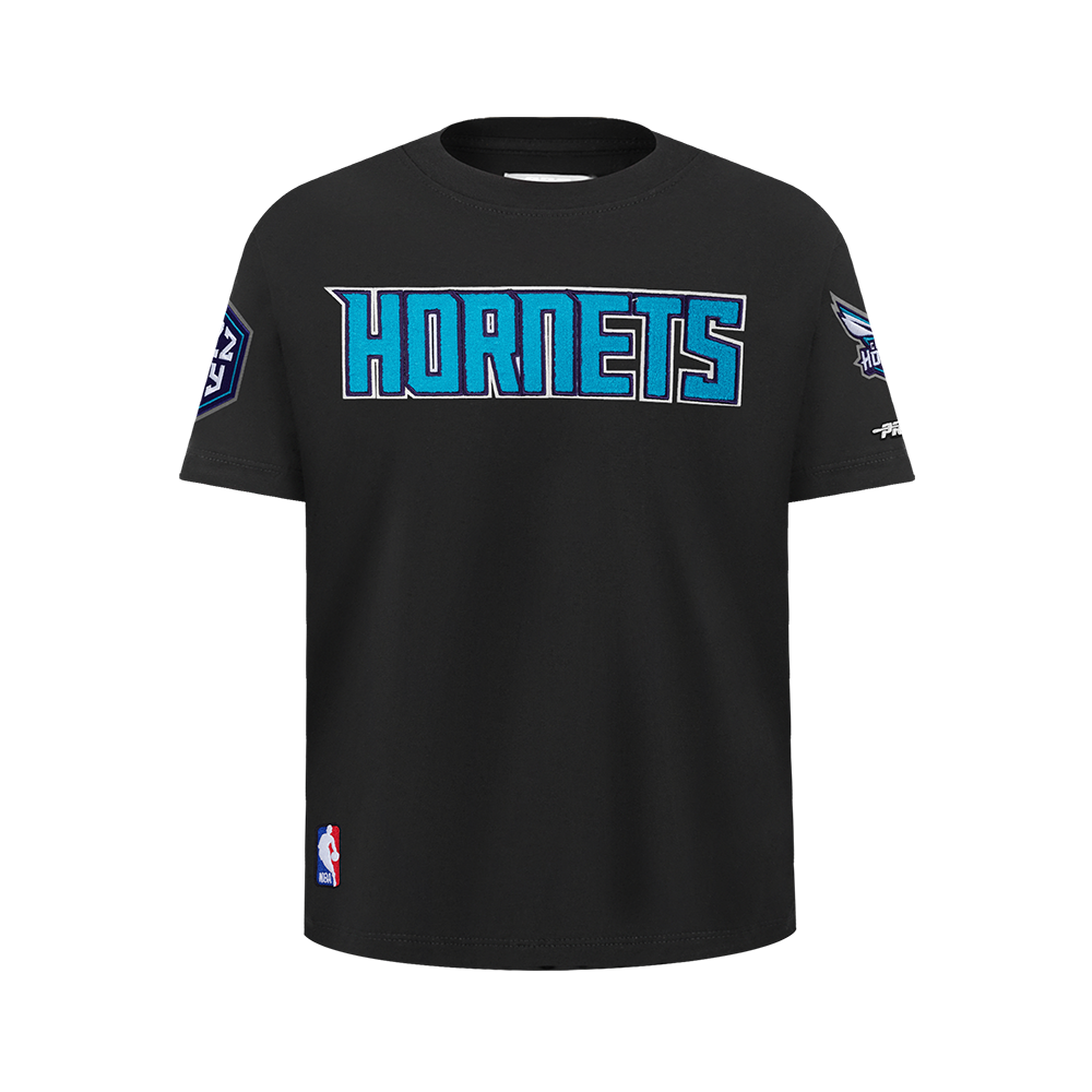 PLAYERA NBA CHARLOTTE HORNETS CLASSIC CHENILLE PARA NIÑO JUNIOR