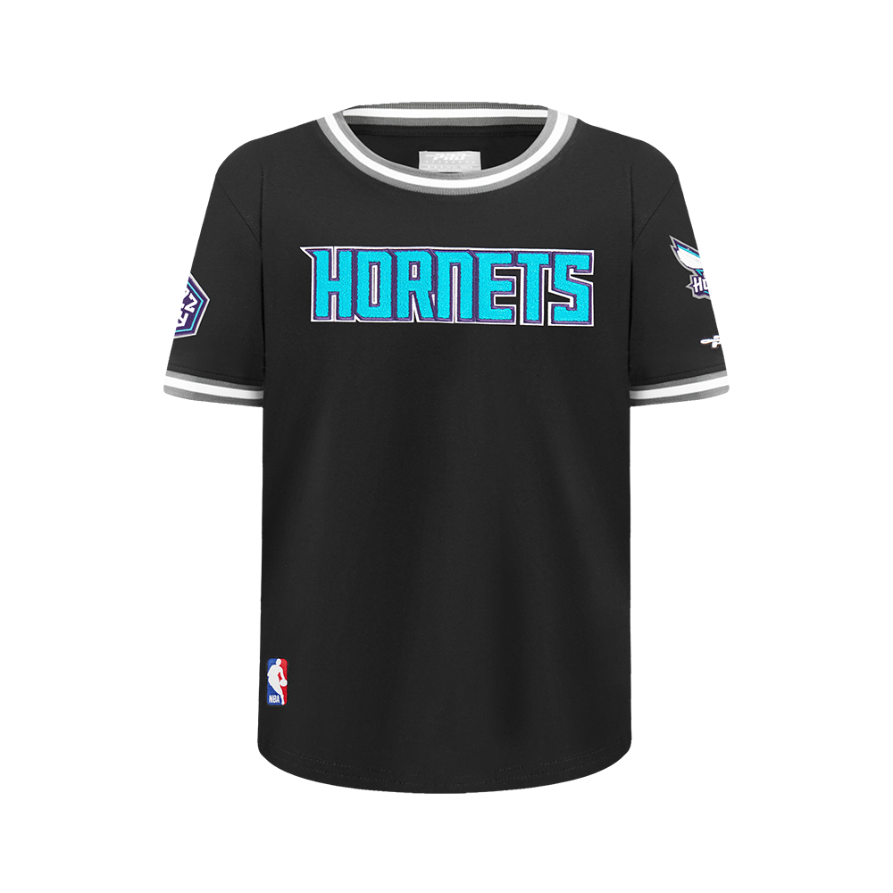 PLAYERA NBA CHARLOTTE HORNETS CLASSIC CHENILLE PARA NIÑO JUNIOR