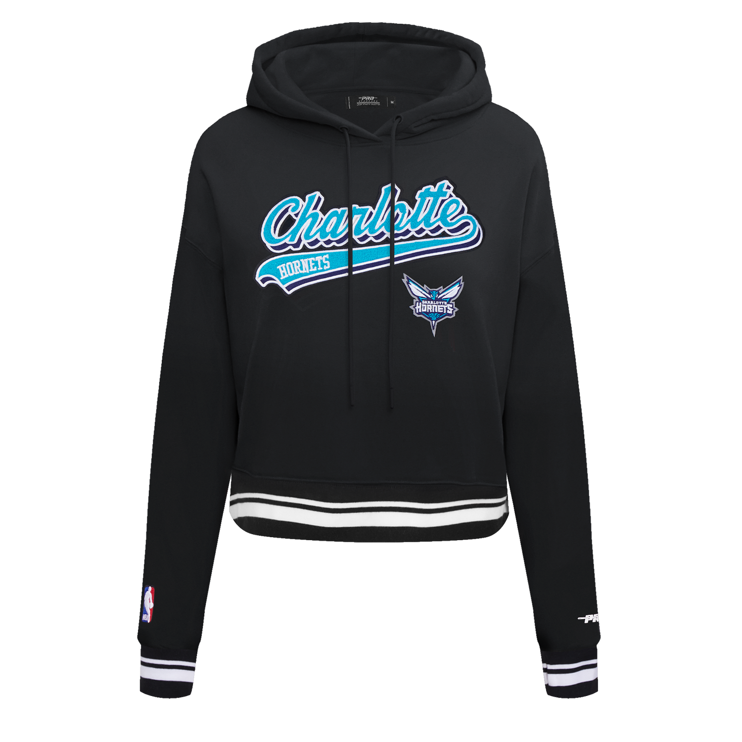 SUDADERA CON GORRO NBA CHARLOTTE HORNETS SCRIPT TAIL PARA MUJER