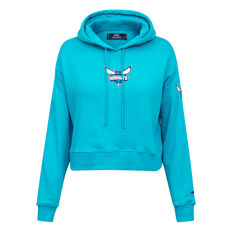 SUDADERA CON GORRO NBA CHARLOTTE HORNETS CLASSIC ESSENTIALS PARA MUJER