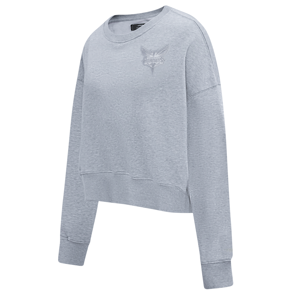SUDADERA DE CUELLO REDONDO NBA CHARLOTTE HORNETS NEUTRAL PARA MUJER