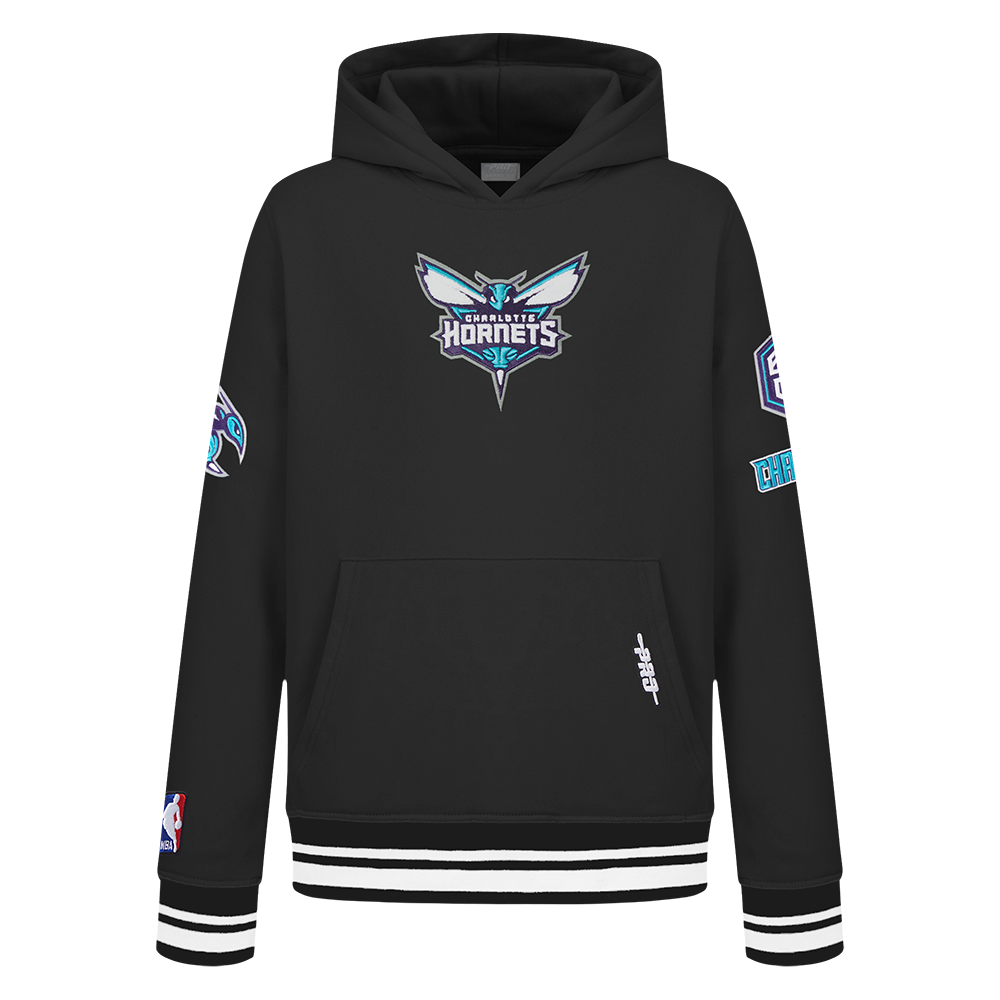 SUDADERA CON GORRO NBA CHARLOTTE HORNETS RETRO CLASSICS PARA NIÑO
