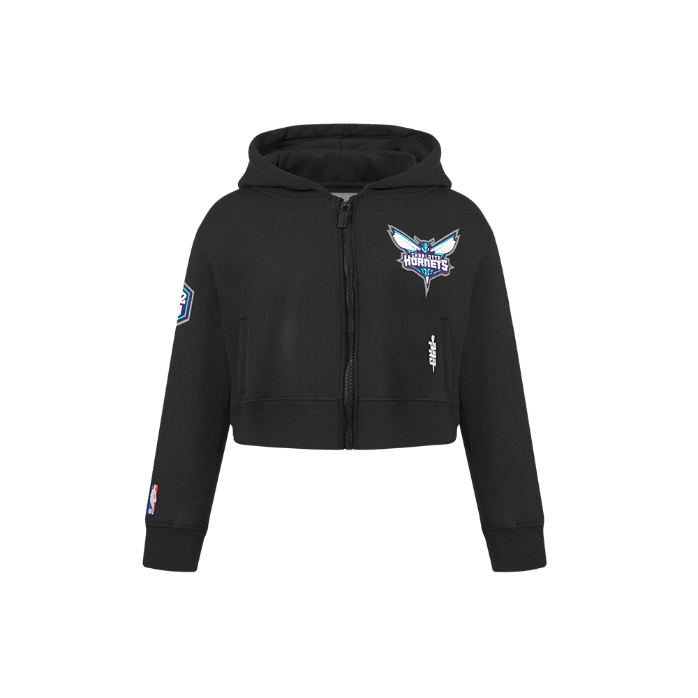 SUDADERA CON CIERRE NBA CHARLOTTE HORNETS CLASSIC ESSENTIALS PARA NIÑA