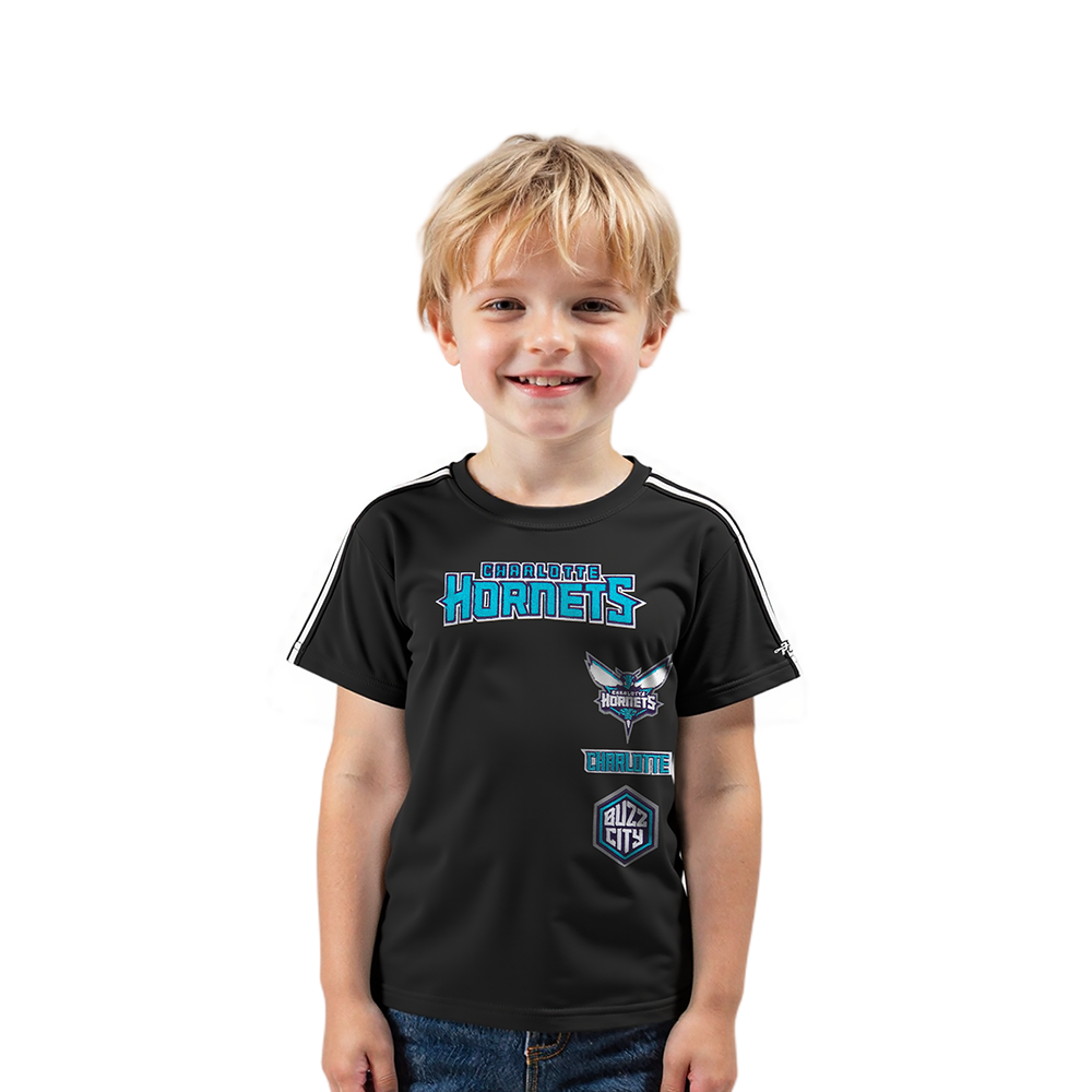 PLAYERA NBA CHARLOTTE HORNETS RETRO CLASSICS PARA BEBÉ NIÑO