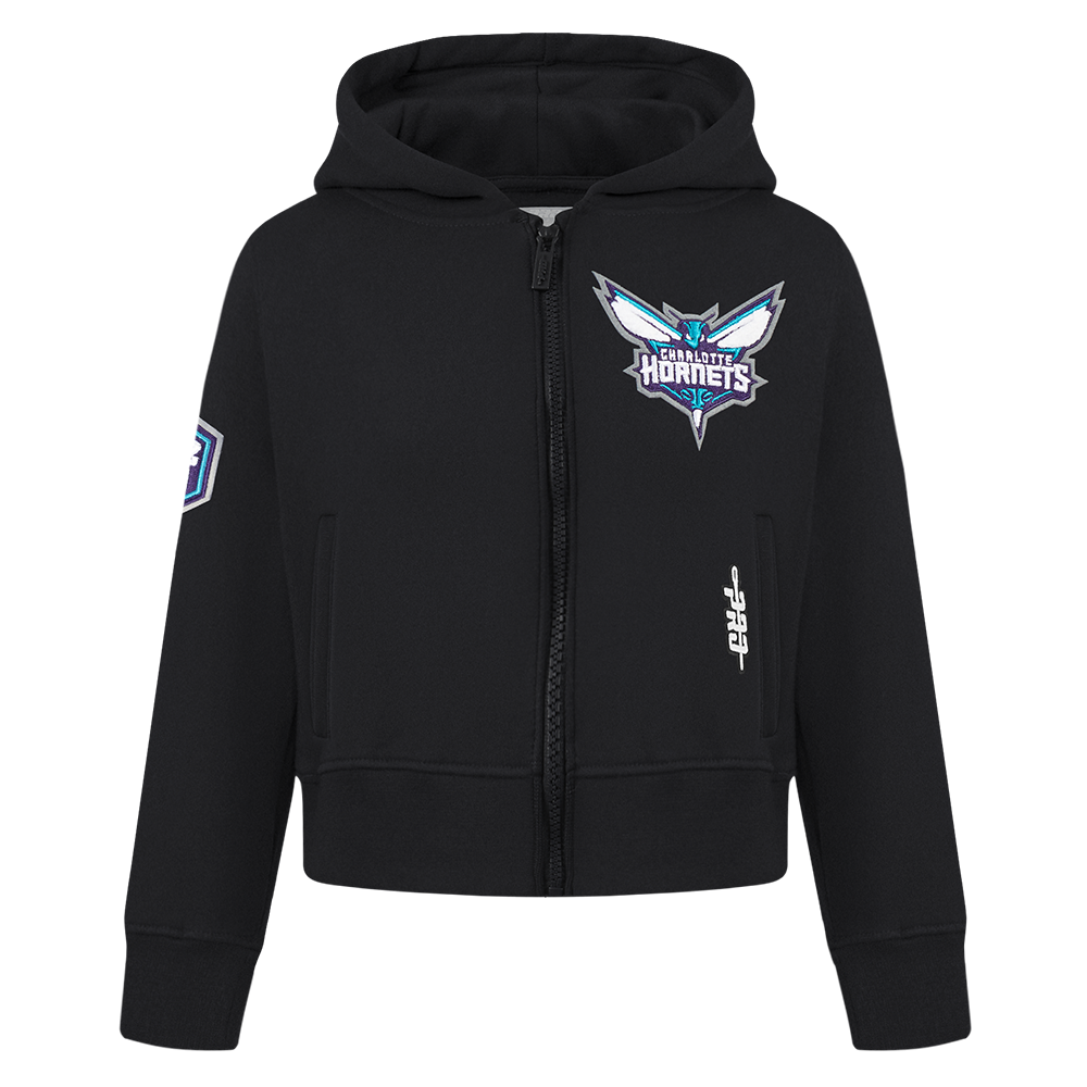 SUDADERA CON CIERRE NBA CHARLOTTE HORNETS CLASSIC ESSENTIALS PARA BEBÉ NIÑA