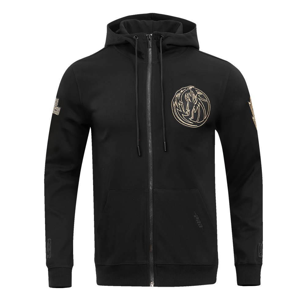 SUDADERA CON CIERRE NBA DALLAS MAVERICKS BLACK&GOLD