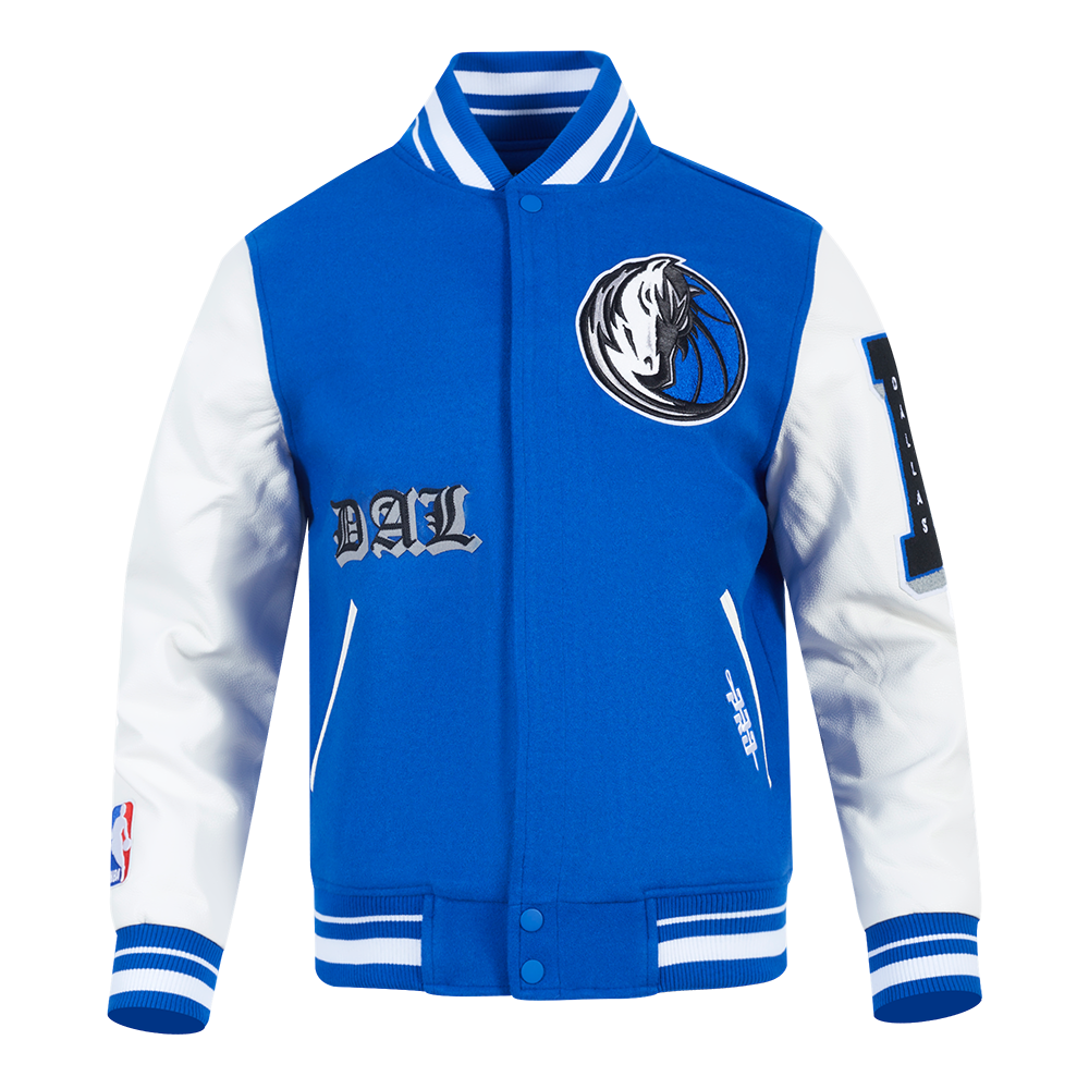 CHAMARRA UNIVERSITARIA NBA DALLAS MAVERICKS OLD ENGLISH