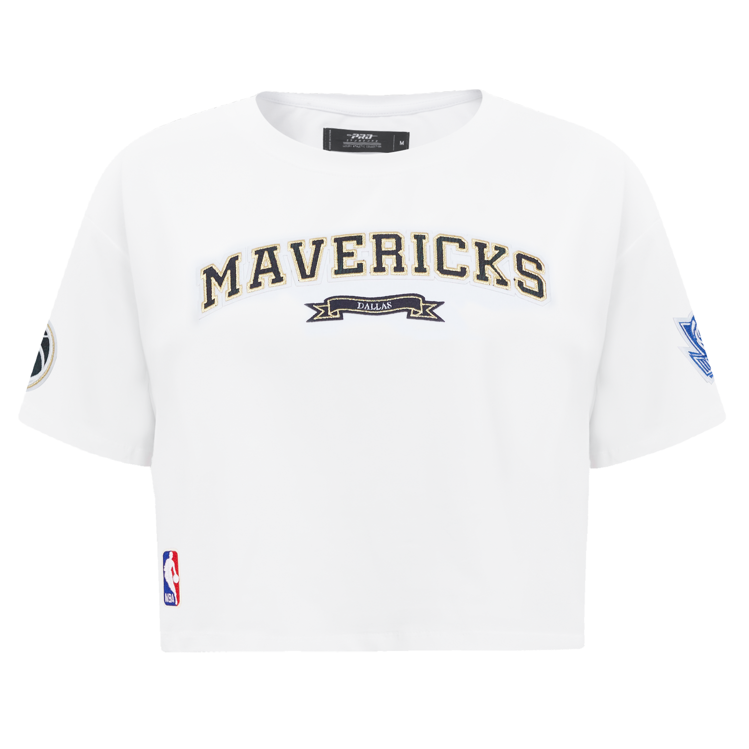 PLAYERA CROP NBA DALLAS MAVERICKS PRO PREP PARA MUJER