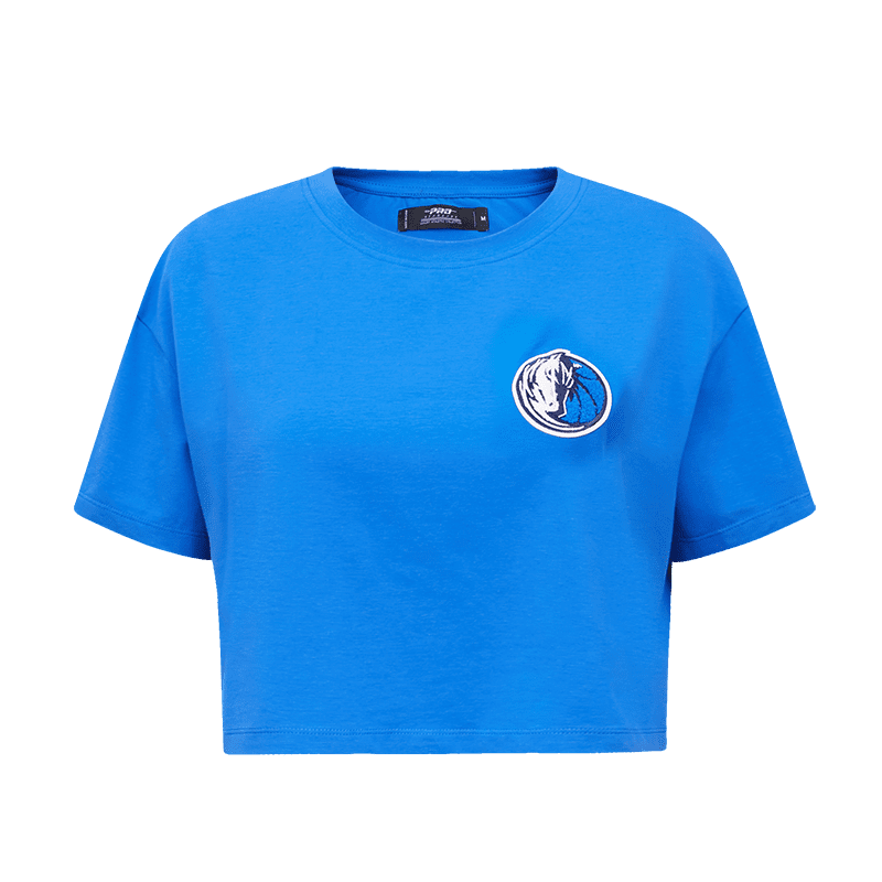 PLAYERA CROP NBA DALLAS MAVERICKS CLASSIC ESSENTIALS PARA MUJER