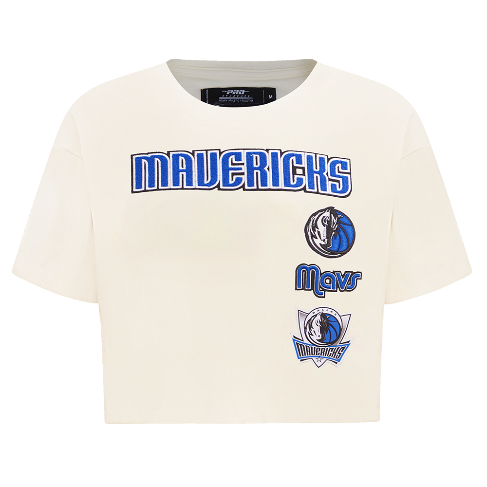 PLAYERA CROP NBA DALLAS MAVERICKS RETRO CLASSICS PARA MUJER