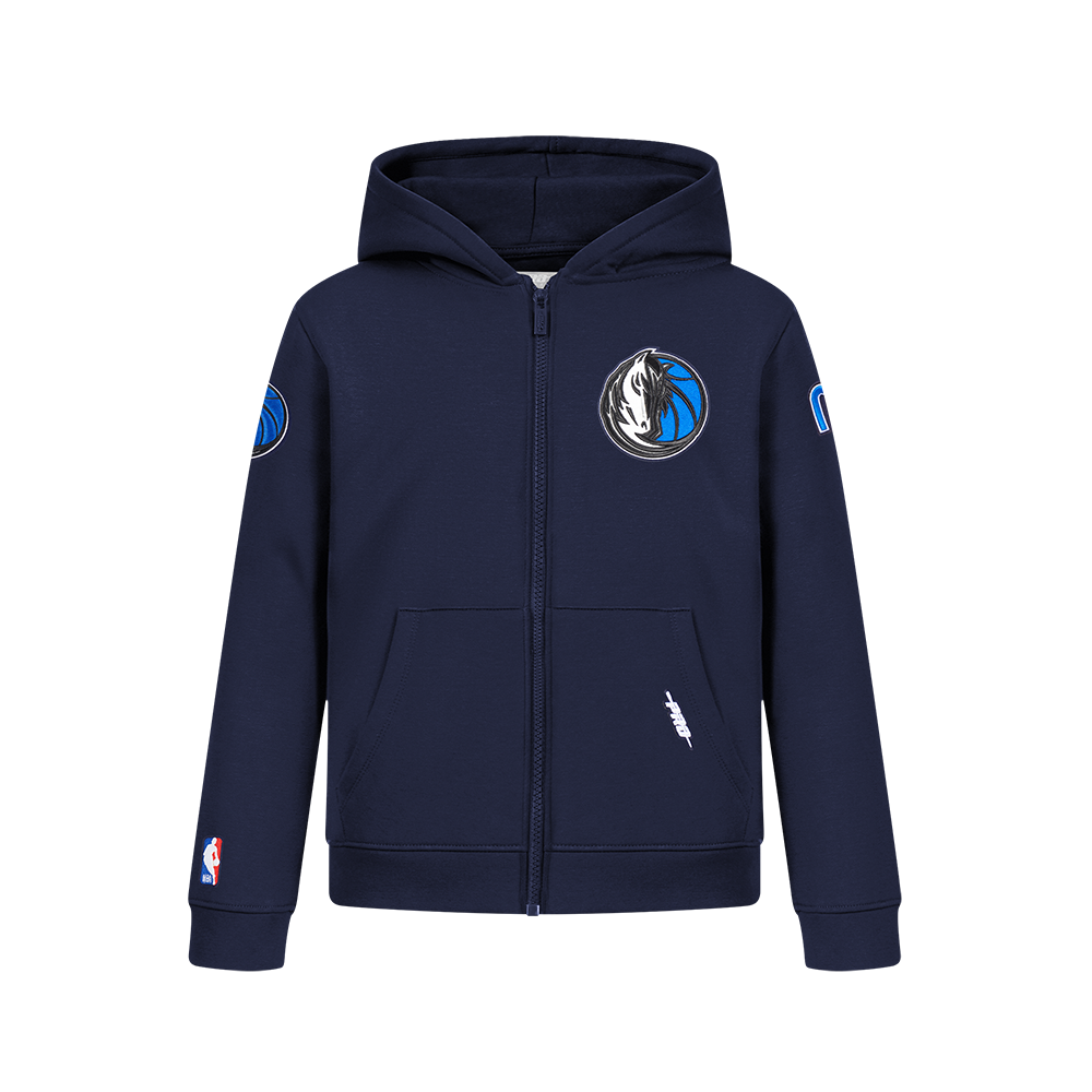 SUDADERA CON CIERRE NBA DALLAS MAVERICKS CLASSIC CHENILLE PARA NIÑO JUNIOR