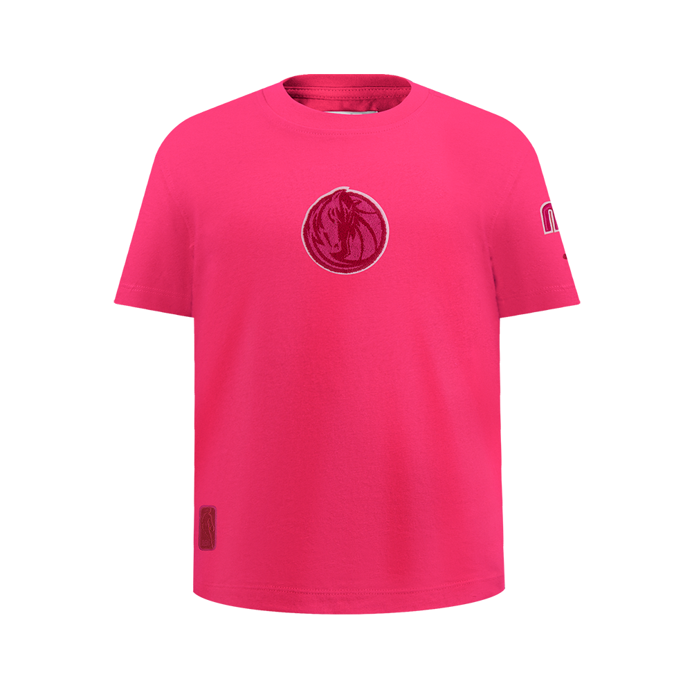 PLAYERA NBA DALLAS MAVERICKS CLASSIC TRIPLE PINK PARA NIÑA JUNIOR