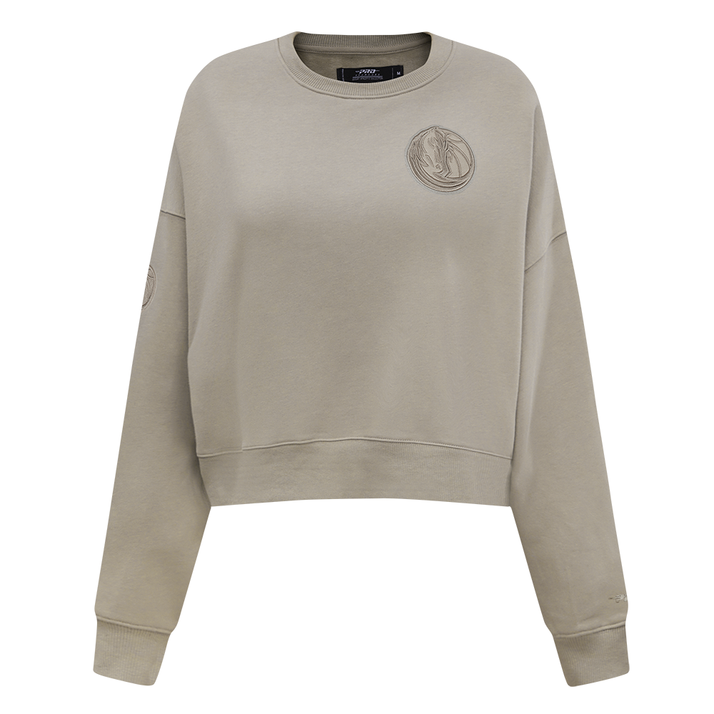 SUDADERA DE CUELLO REDONDO NBA DALLAS MAVERICKS NEUTRAL PARA MUJER