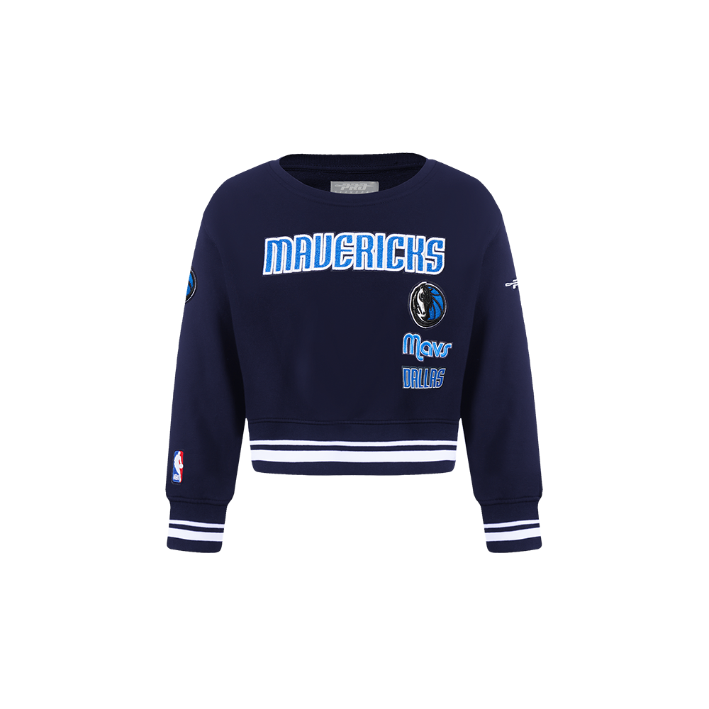 SUDADERA DE CUELLO REDONDO NBA DALLAS MAVERICKS RETRO CLASSICS PARA BEBÉ NIÑA