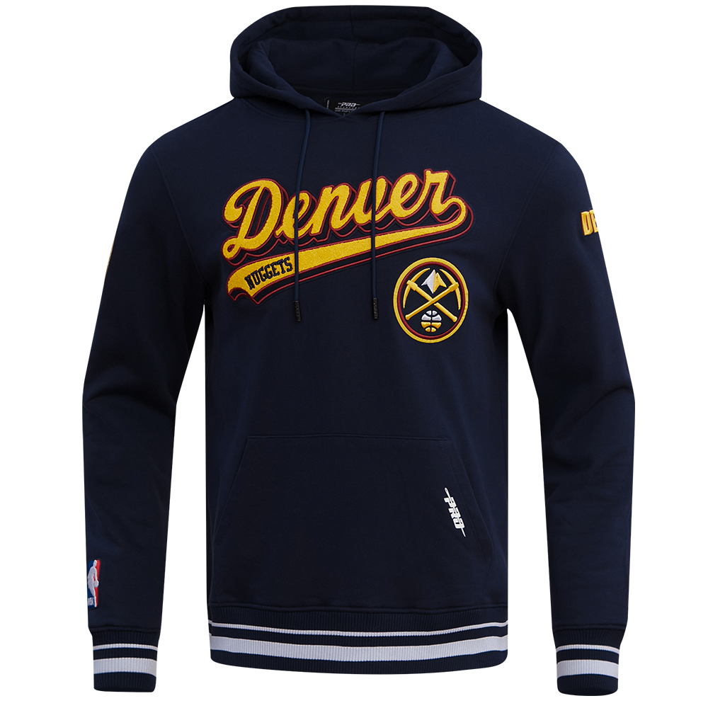 SUDADERA CON GORRO NBA DENVER NUGGETS SCRIPT TAIL