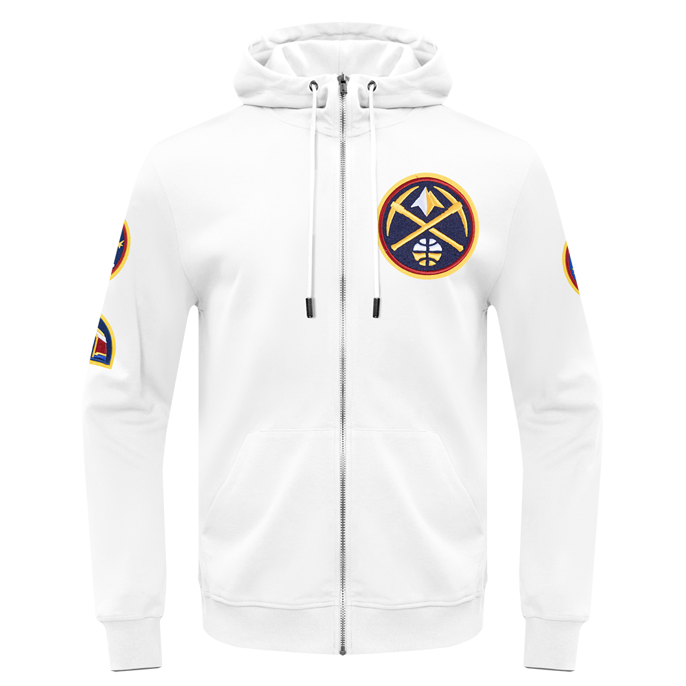 SUDADERA CON CIERRE NBA DENVER NUGGETS CLASSIC CHENILLE