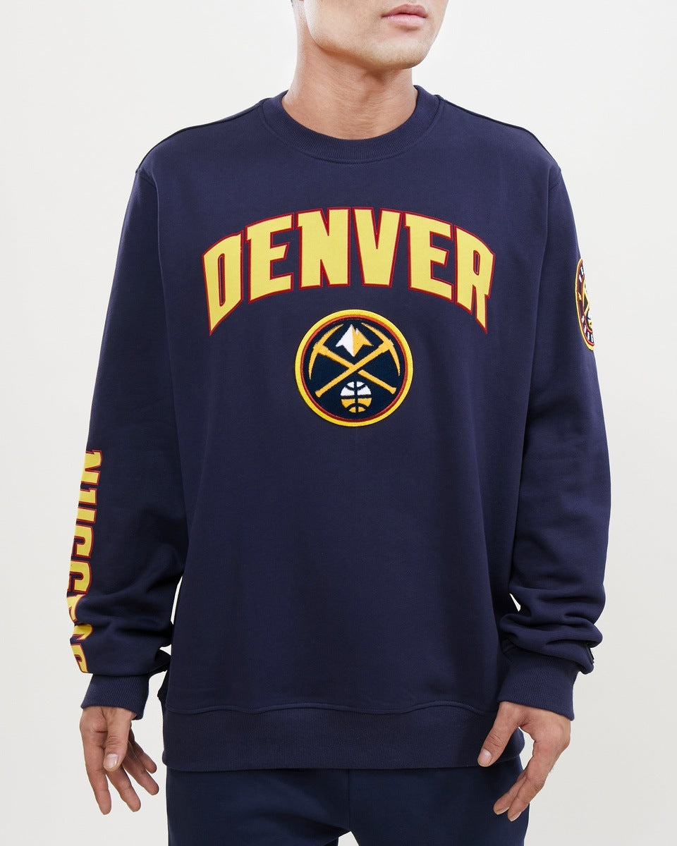 SUDADERA DE CUELLO REDONDO NBA DENVER NUGGETS CLASSIC BRISTLE