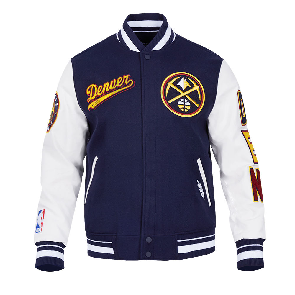 CHAMARRA UNIVERSITARIA NBA DENVER NUGGETS SCRIPT TAIL