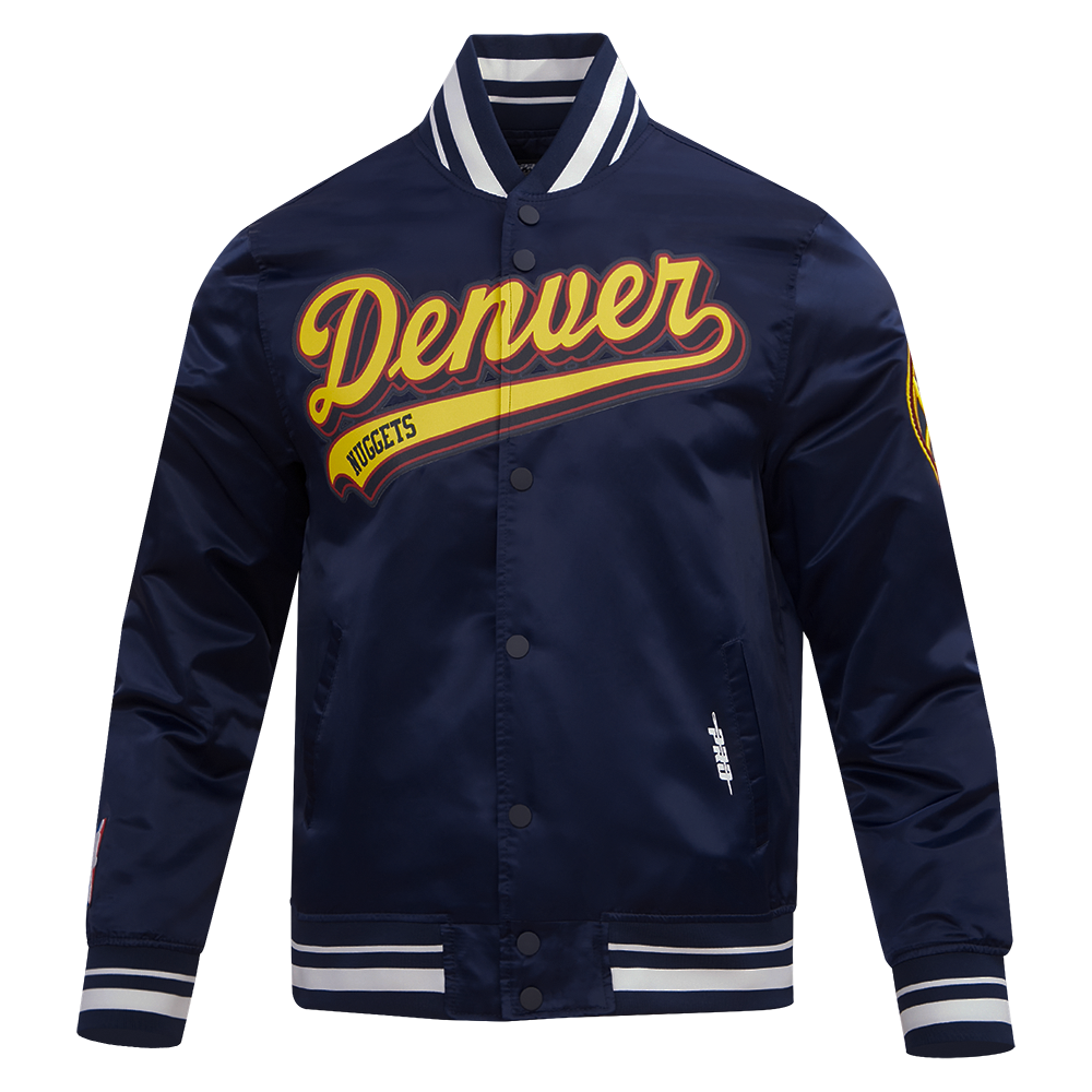 CHAMARRA DE SATÍN NBA DENVER NUGGETS SCRIPT TAIL