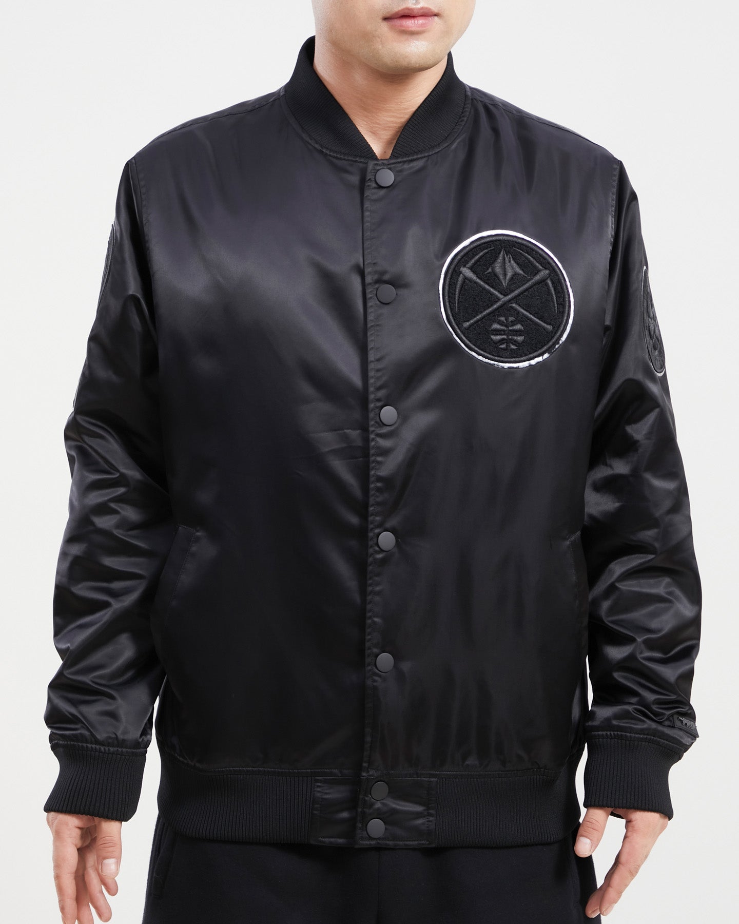 CHAMARRA DE SATÍN NBA DENVER NUGGETS CLASSIC 3BK