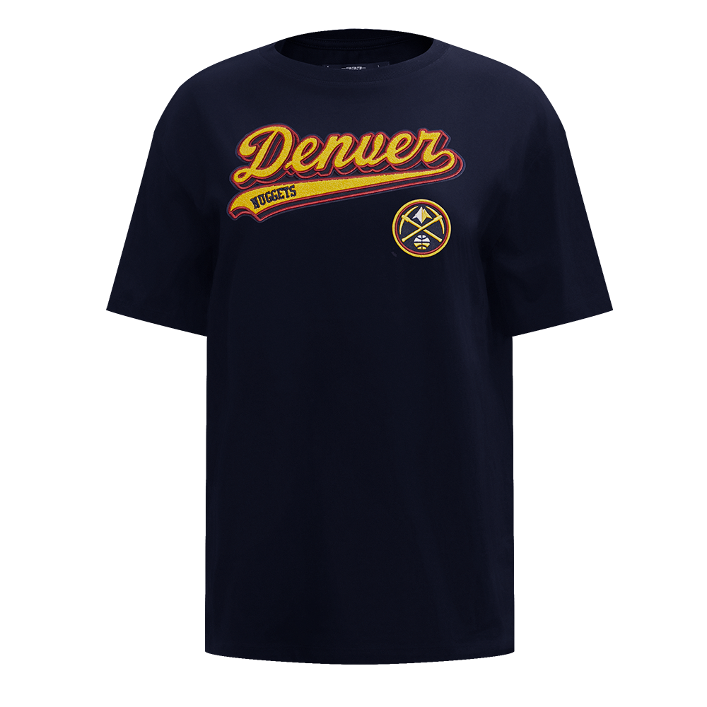 PLAYERA BOYFRIEND NBA DENVER NUGGETS SCRIPT TAIL PARA MUJER