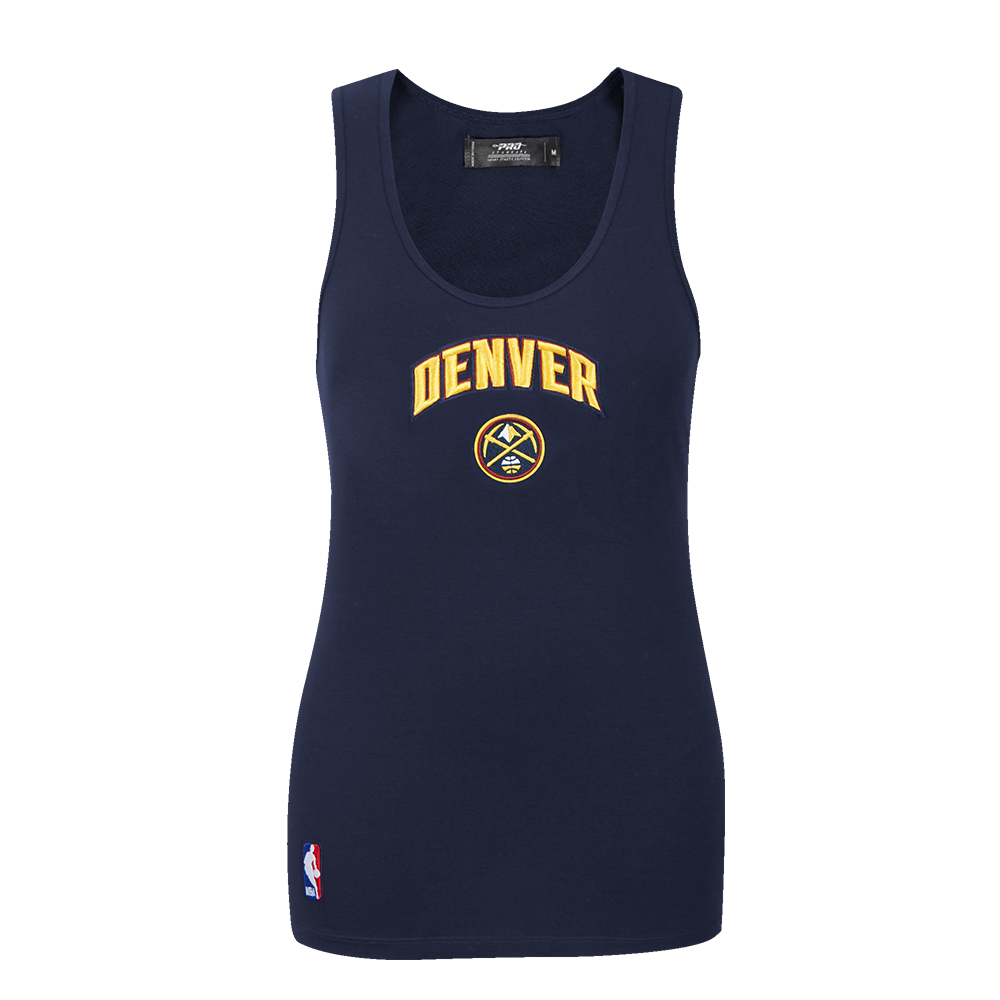 PLAYERA DE TIRANTES DE CORTE RELAJADO NBA DENVER NUGGETS CLASSIC ESSENTIALS PARA MUJER