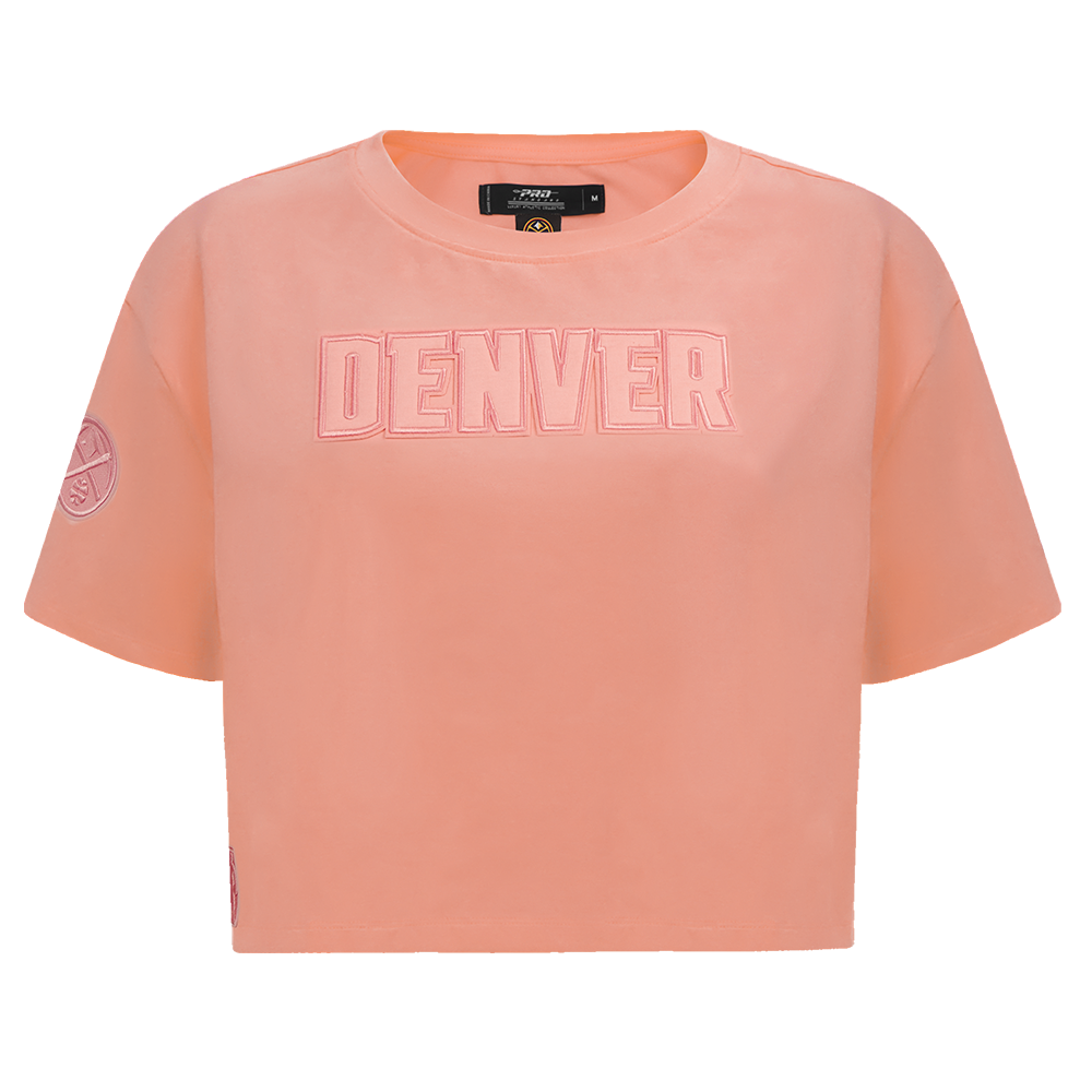 PLAYERA CROP NBA DENVER NUGGETS NEUTRAL PARA MUJER