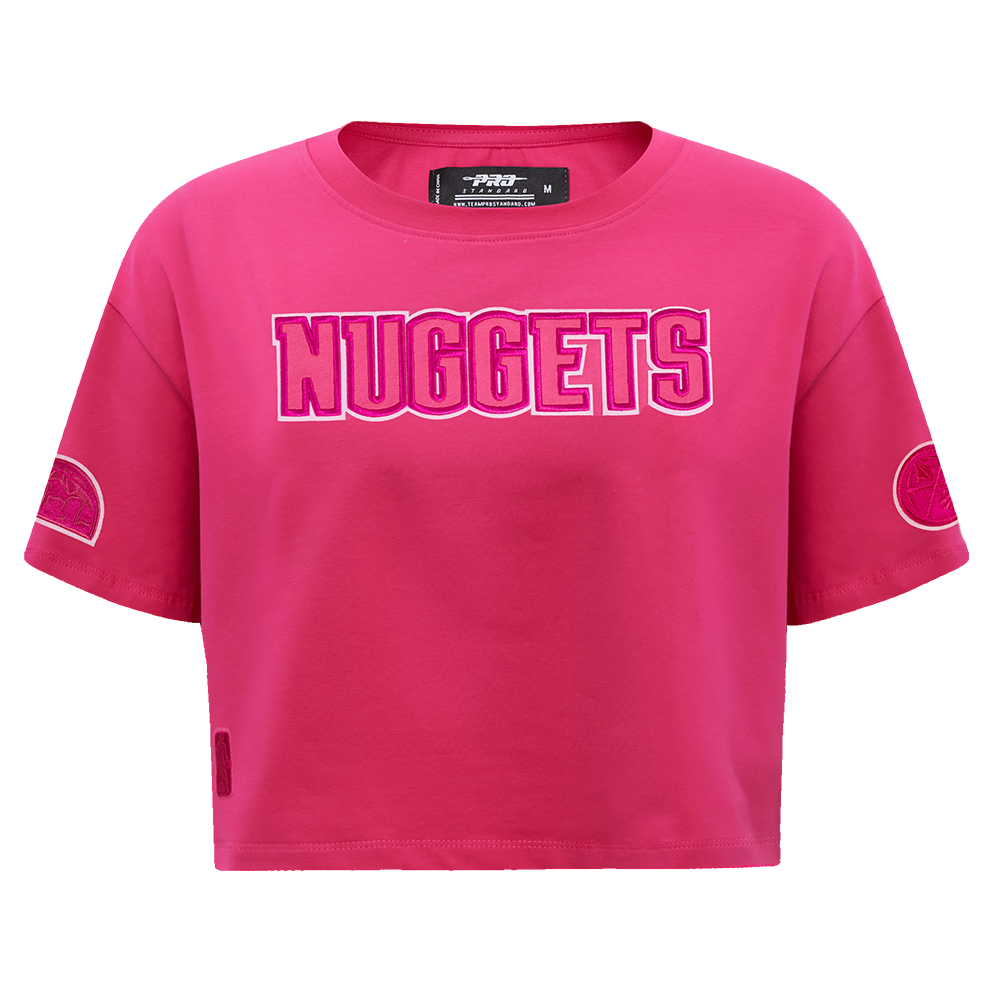 PLAYERA NBA DENVER NUGGETS CLASSIC TRIPLE PINK PARA MUJER