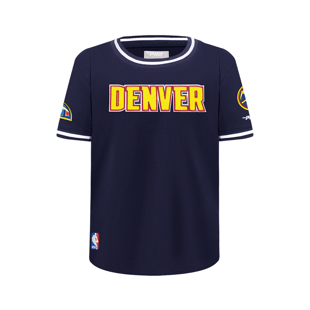 PLAYERA NBA DENVER NUGGETS CLASSIC CHENILLE PARA NIÑO JUNIOR