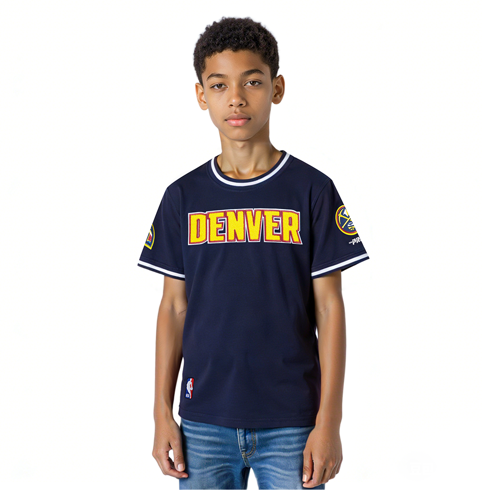 PLAYERA NBA DENVER NUGGETS CLASSIC CHENILLE PARA NIÑO JUNIOR