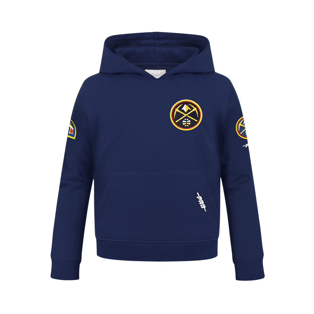 SUDADERA CON GORRO NBA DENVER NUGGETS CLASSIC CHENILLE PARA NIÑO JUNIOR