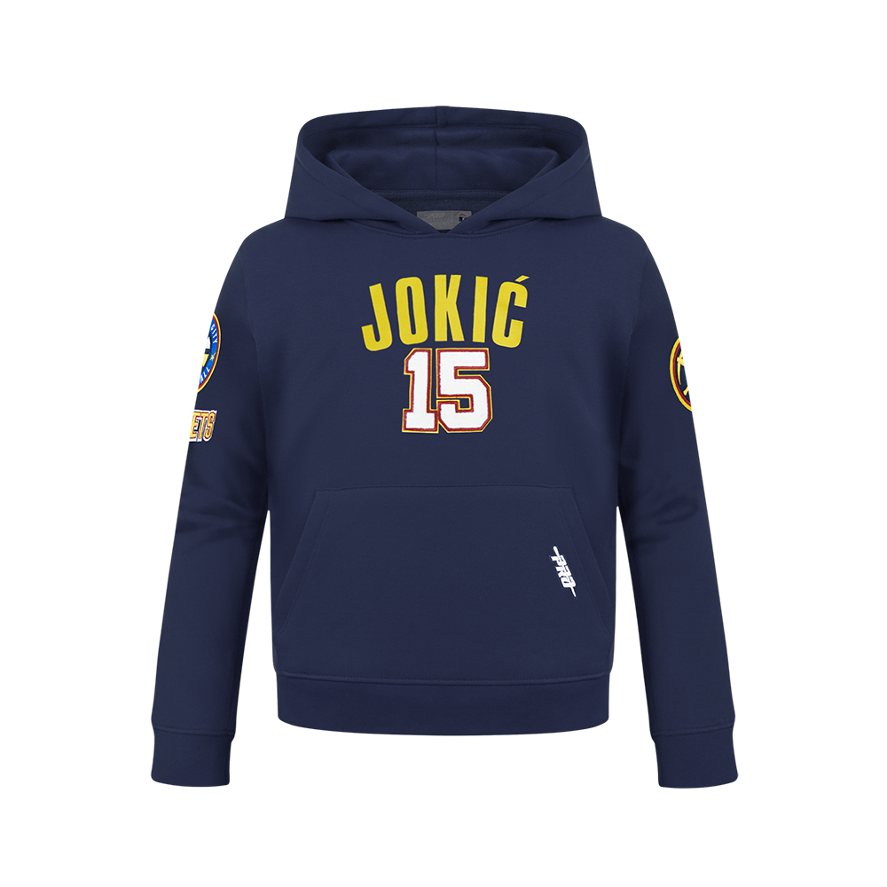 SUDADERA CON GORRO NBA DENVER NUGGETS CLASSIC PNN PARA NIÑO JUNIOR