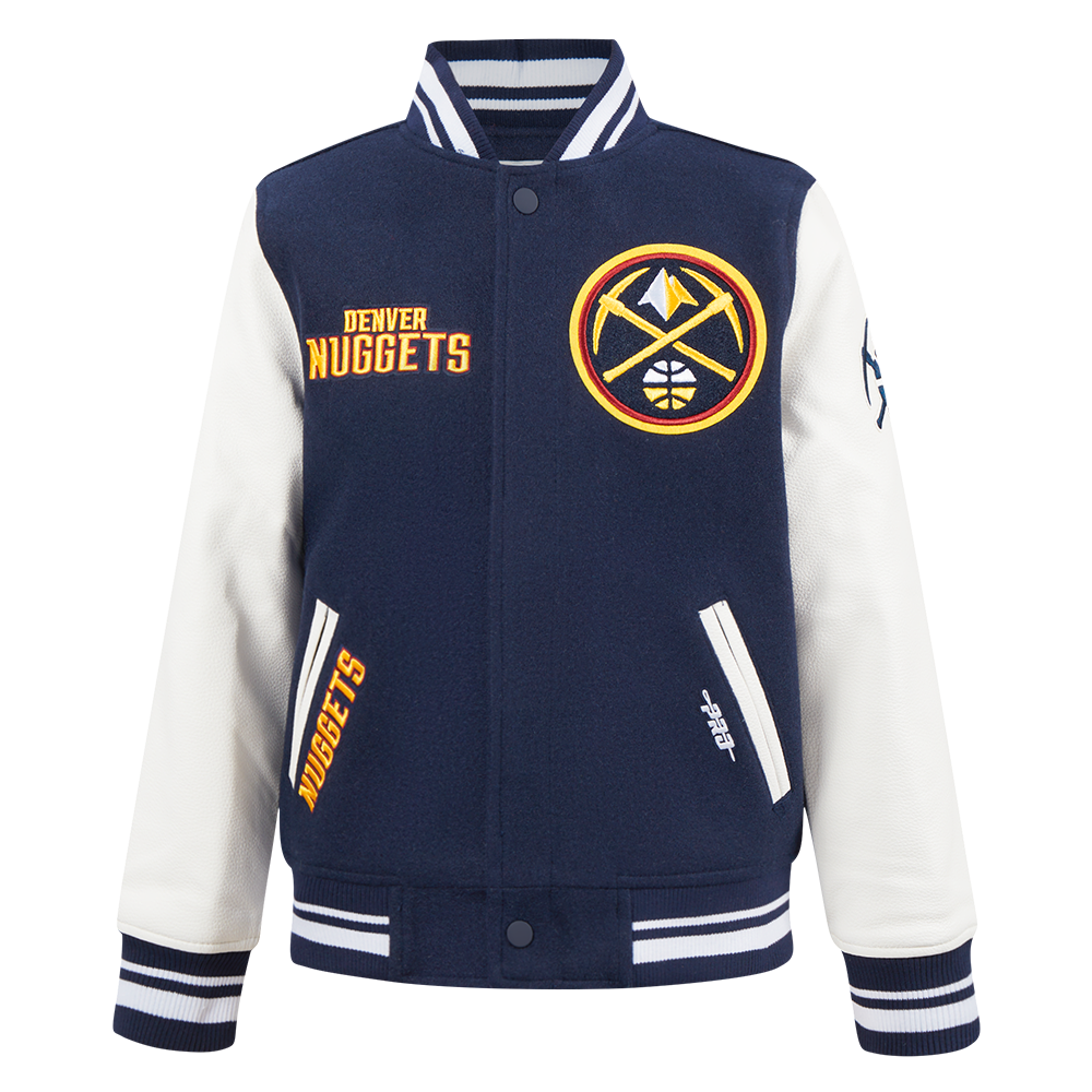CHAMARRA UNIVERSITARIA NBA DENVER NUGGETS RETRO CLASSICS PARA NIÑO JUNIOR