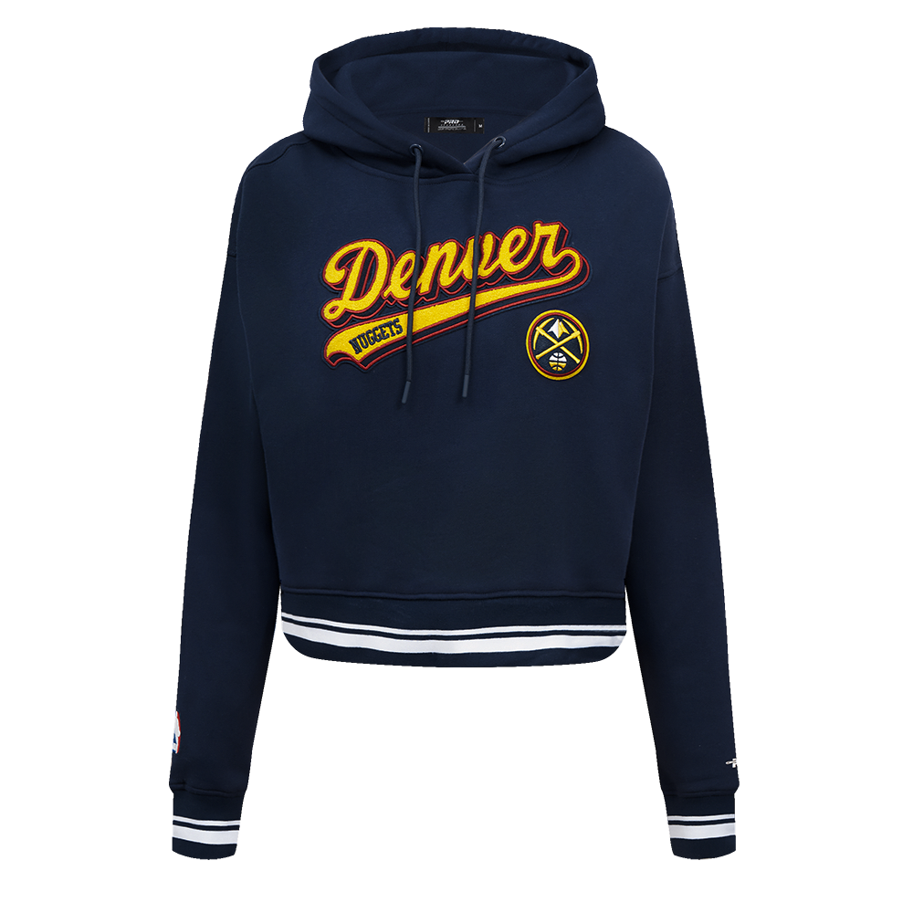 SUDADERA CON GORRO NBA DENVER NUGGETS SCRIPT TAIL PARA MUJER