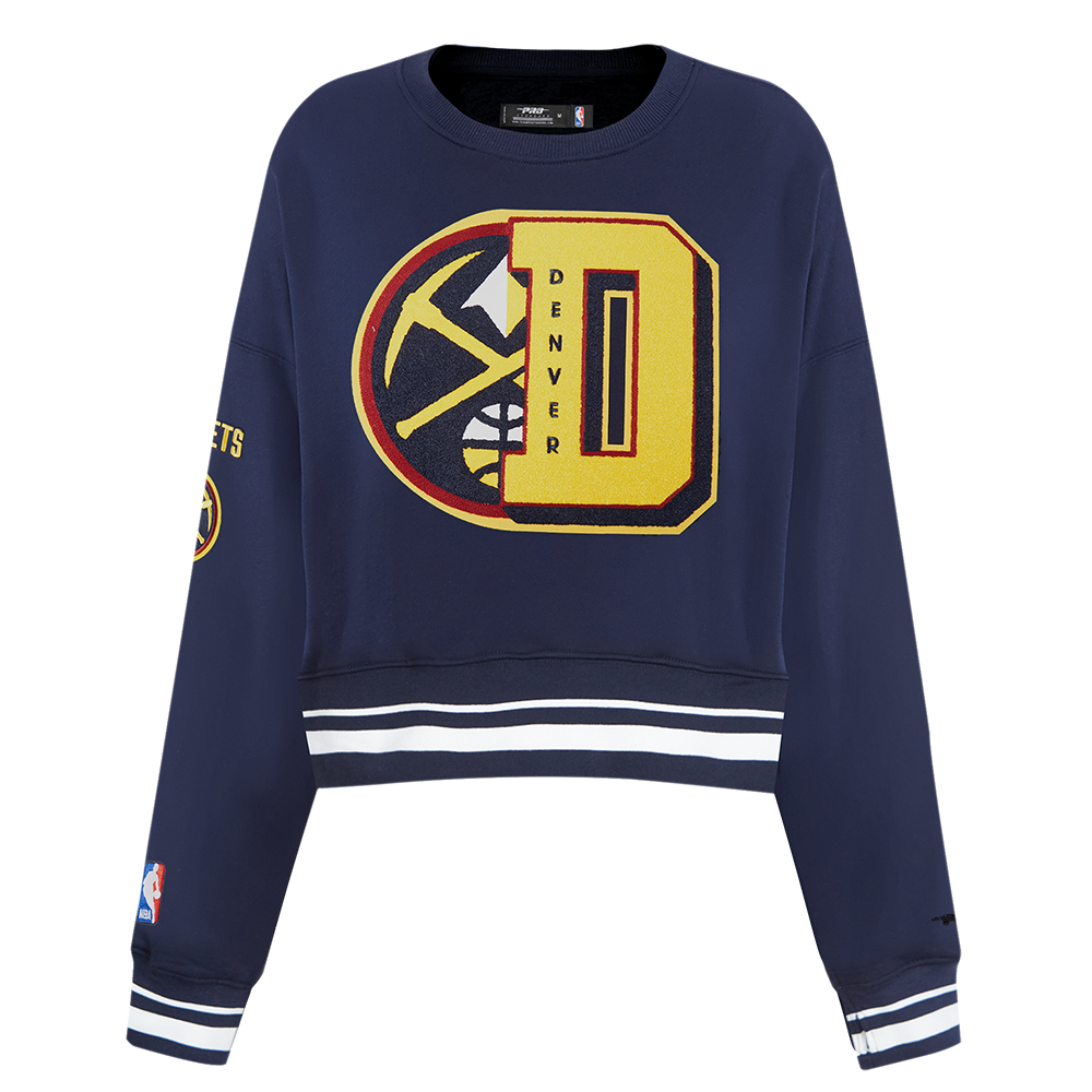 SUDADERA DE CUELLO REDONDO NBA DENVER NUGGETS MASH UP PARA MUJER